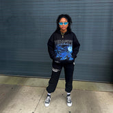 Midnight March Fleece Hoodie (Black)